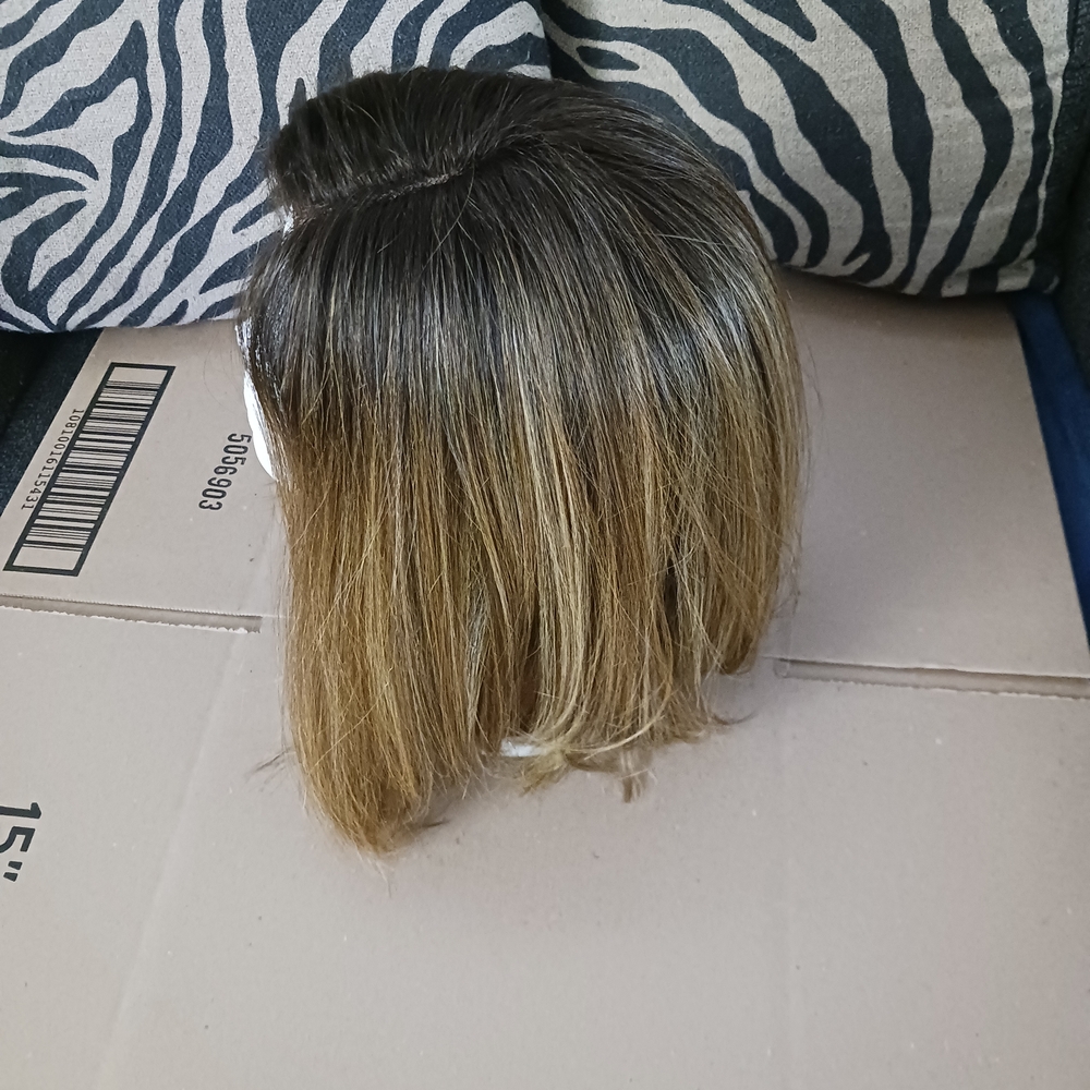 Brown Ombre Women's Wig - Picture 4 of 5